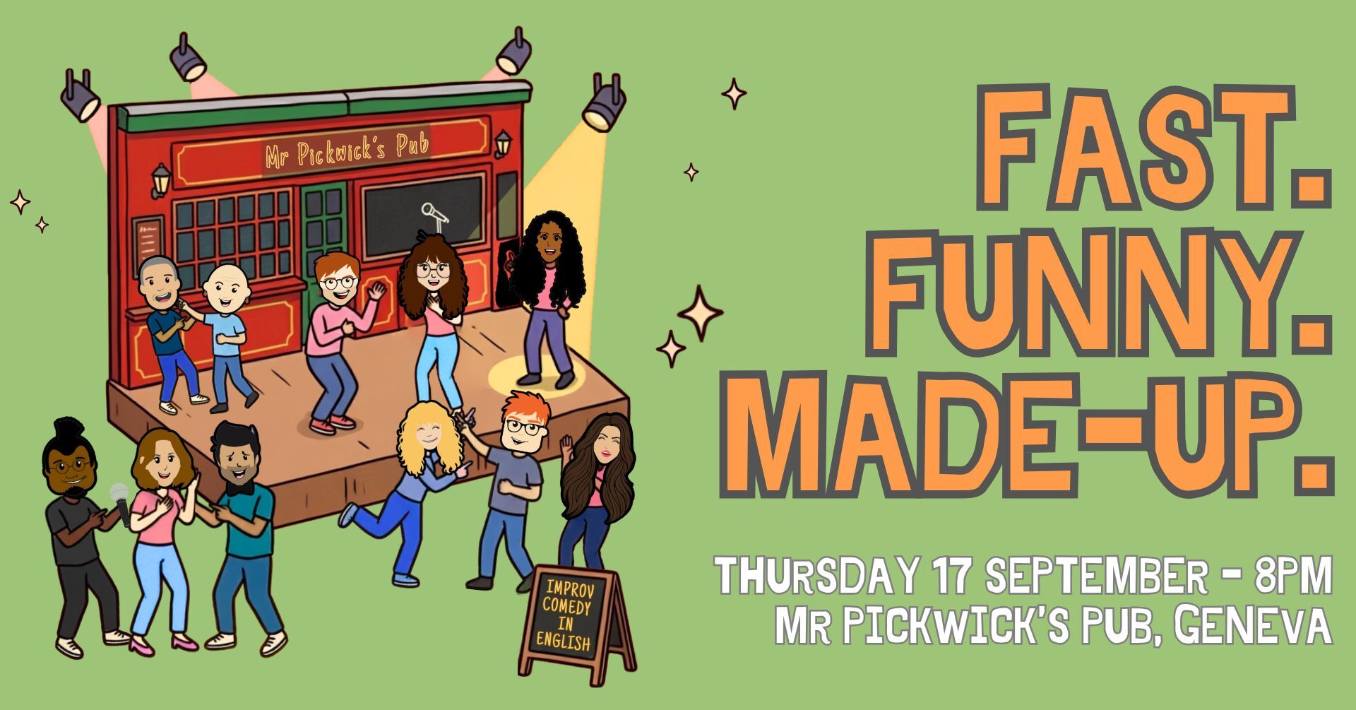 English Improv comedy show