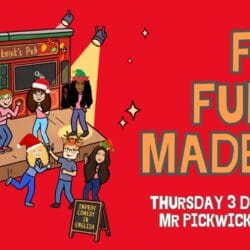 Geneva’s original and best Improv Comedy Show in English. Belly laughs guaranteed.